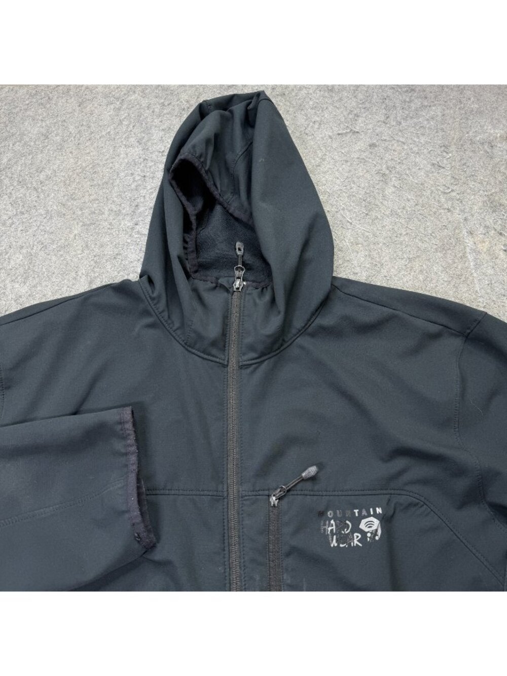 Mountain Hardwear Jacket Men XL Blue Full Zip Zipped Pockets 1656911
